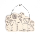 Colouring door hanger-with Welcome